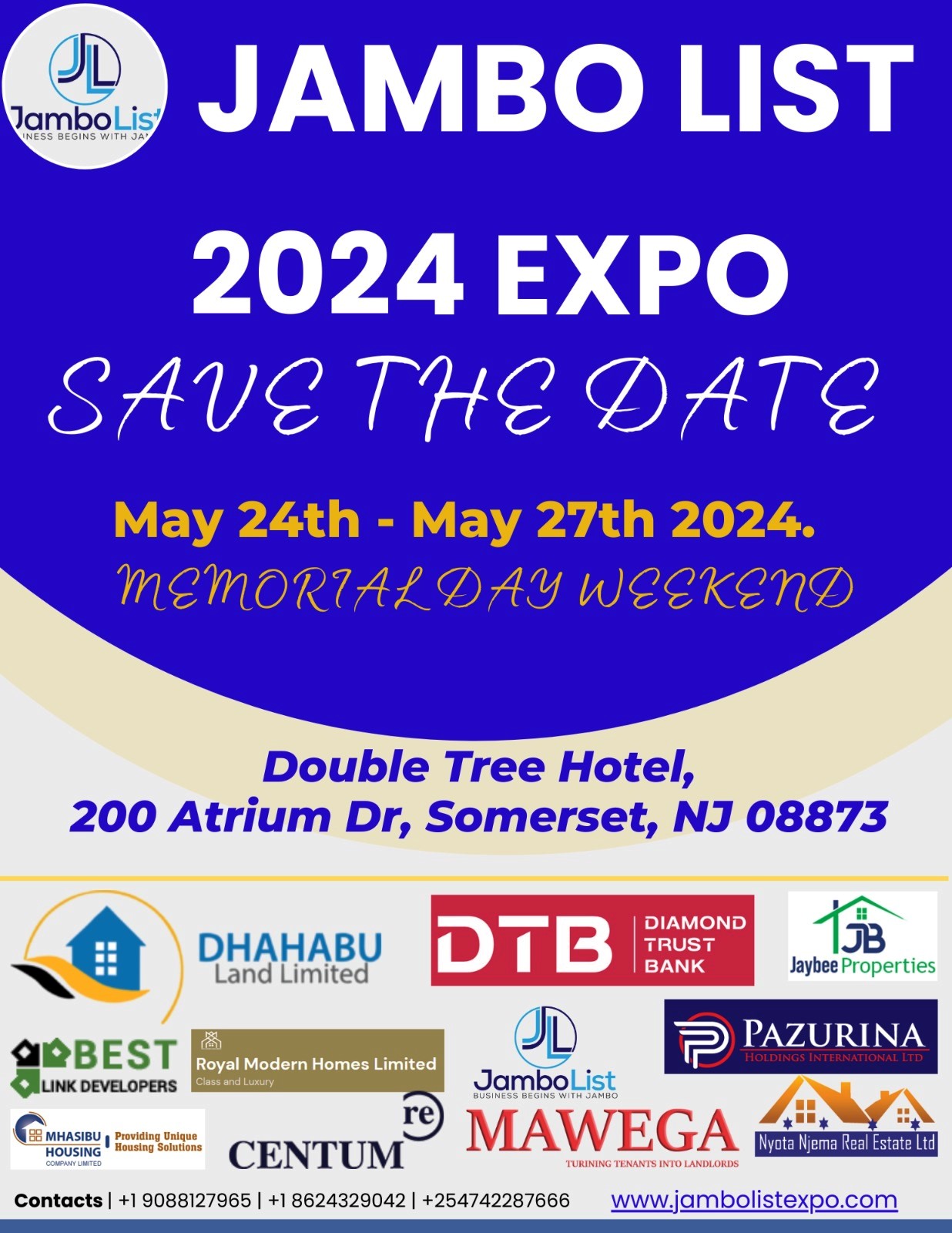 24th May 2024 – 27th May 2024 : Jambo List Expo 2024 – Save The Date